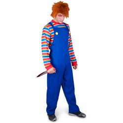Chucky & Childs Play Kostuum | Moordlustige Pop Chucky Kostuum | Medium | Halloween | Verkleedkleding